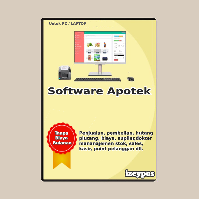 Software Program apotek apotik toko obat izeypos aplikasi apotek program apotek software apotek