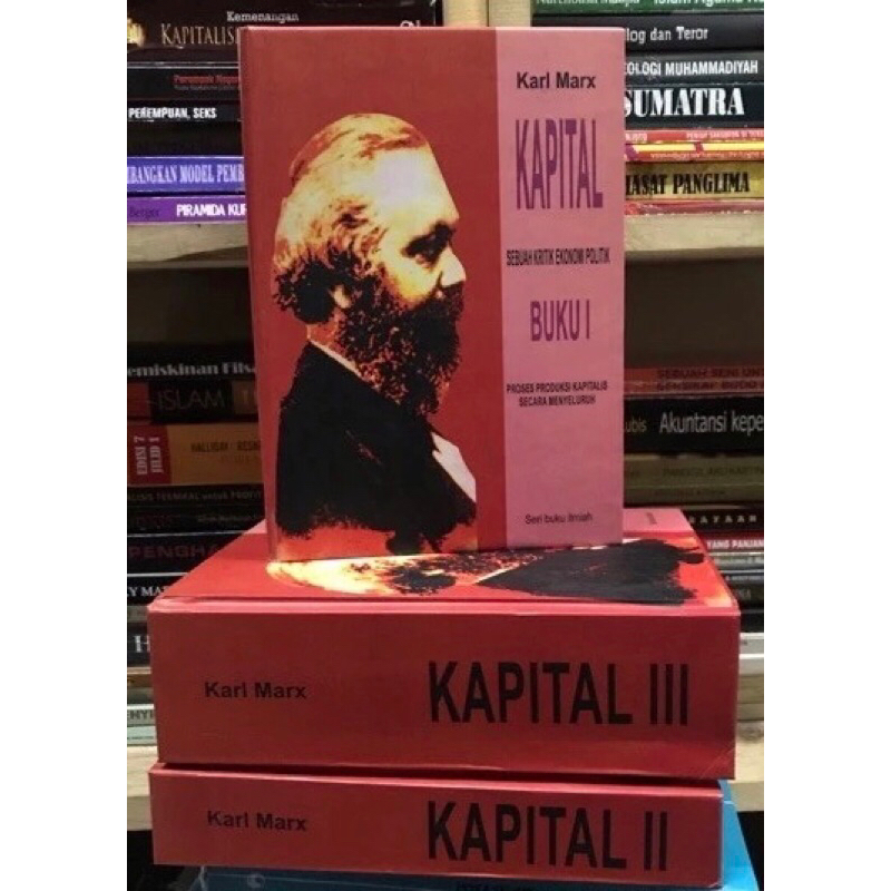 PAKET 3 BUKU DAS KAPITAL KARL MARX