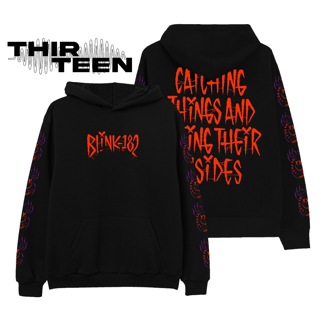 Jaket Hoodie Hitam Blink 182 - Jaket Hitam Band Blink 182 Pria/Wanita