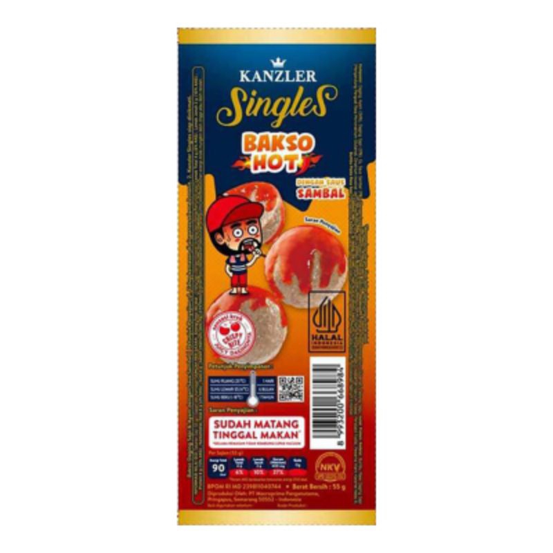 

Kanzler Singles Bakso hot 65gr