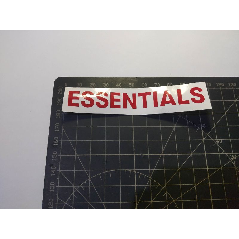 

stiker cutting essentials