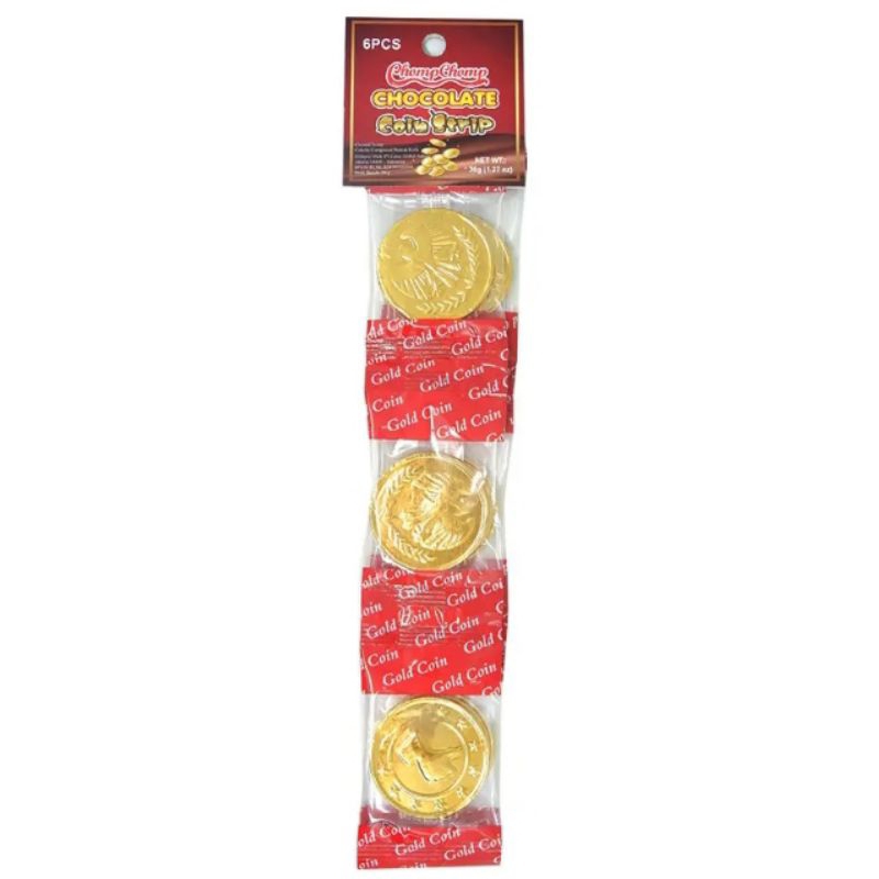 

Chomp-Chomp coklat Chocolate Coin lolipop Strip renteng chompchomp chomp