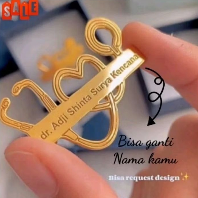 BROS NAMA CUSTOM LAPIS EMAS BROS JILBAB BROS DOKTER