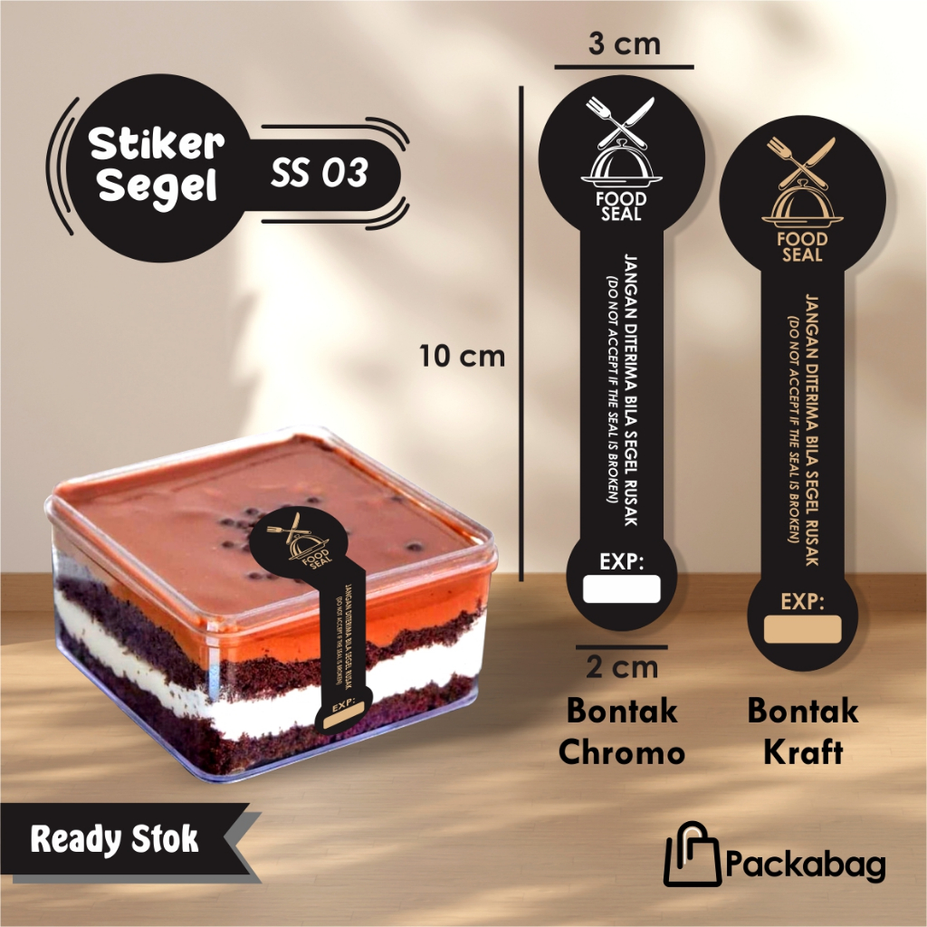 

STIKER SEGEL KEMASAN BOTOL & BOX – STIKER LABEL MAKANAN MURAH READY STOK