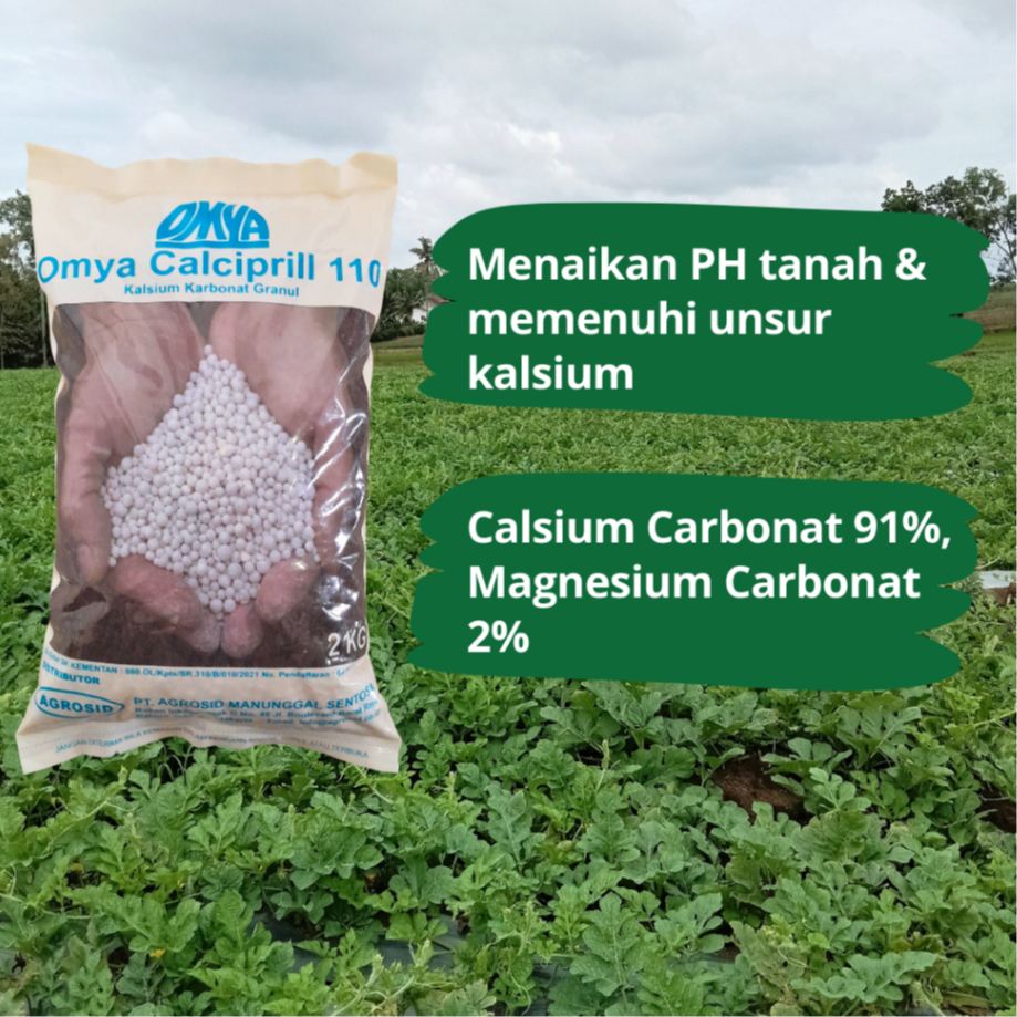 Kalsium OMYA Calciprill 110 - 2 KG Kemasan Pabrik