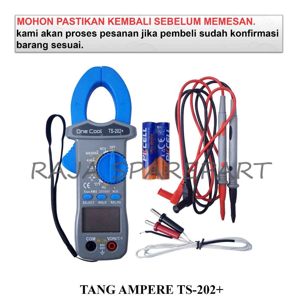 TS202+ TANG AMPERE / DIGITAL CLAMP METER / TANG AMPERE TS-202+