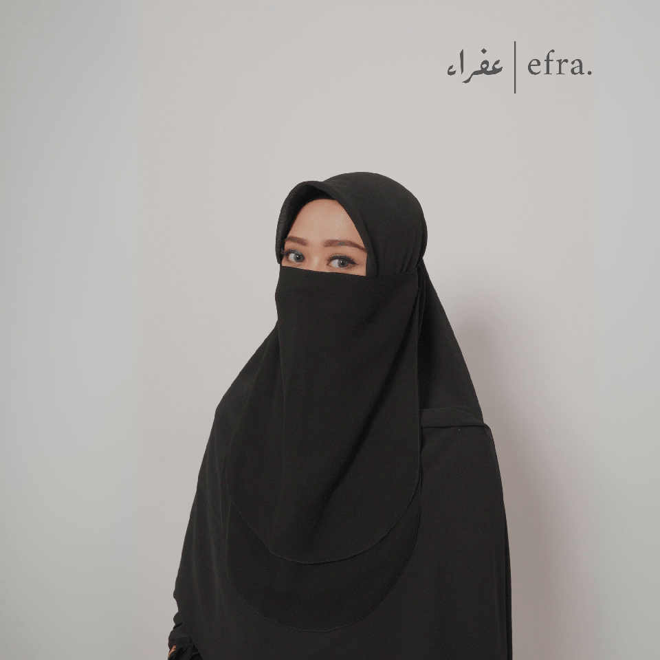 Efra | Cadar Tali Polos Susun Lingkaran | Cadar Tali Susun Rempel | Cadar Rempel 2 Layer