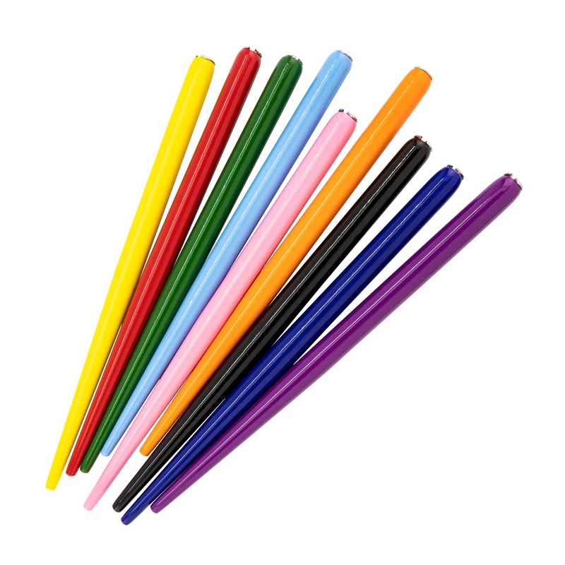 

Brause Solid Color Wood Calligraphy Nib Holder Dip Pen Gagang G Nib Calligraphy Lettering Comic Manga Pen Myarts