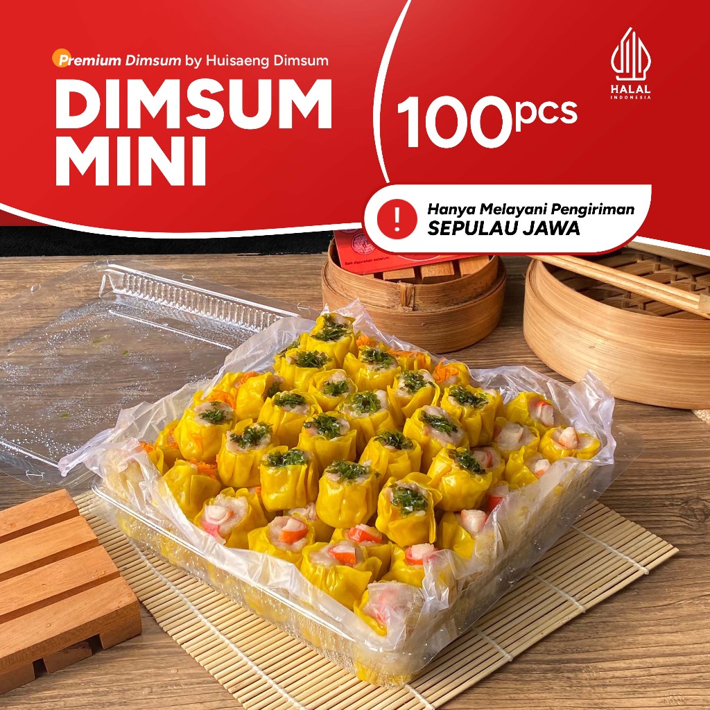 

Dimsum Premium Dimsum Mini isi 100 pcs dengan Saus di Kota Bandung Indonesia Halal (BISA KIRIM LUAR KOTA)