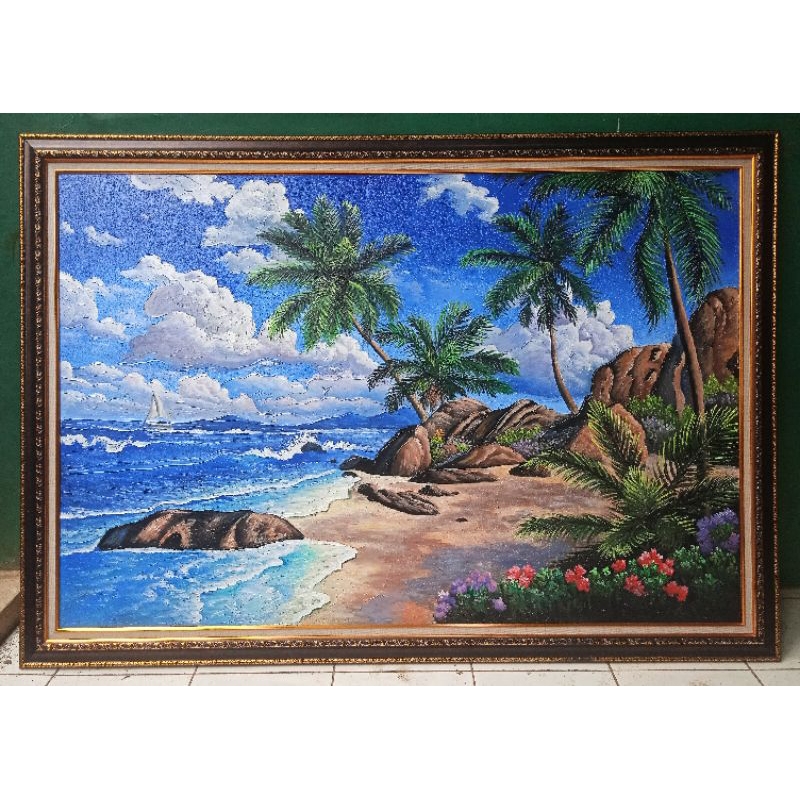 Lukisan Pemandangan Pantai