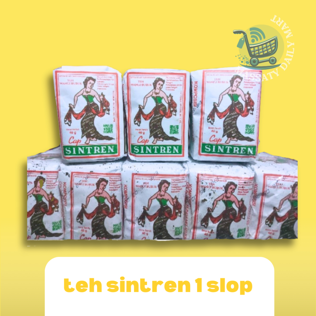 

TEH CAP SINTREN 1 SLOP = 10 BIJI 40 GRAM WANGI ES TEH JUMBO