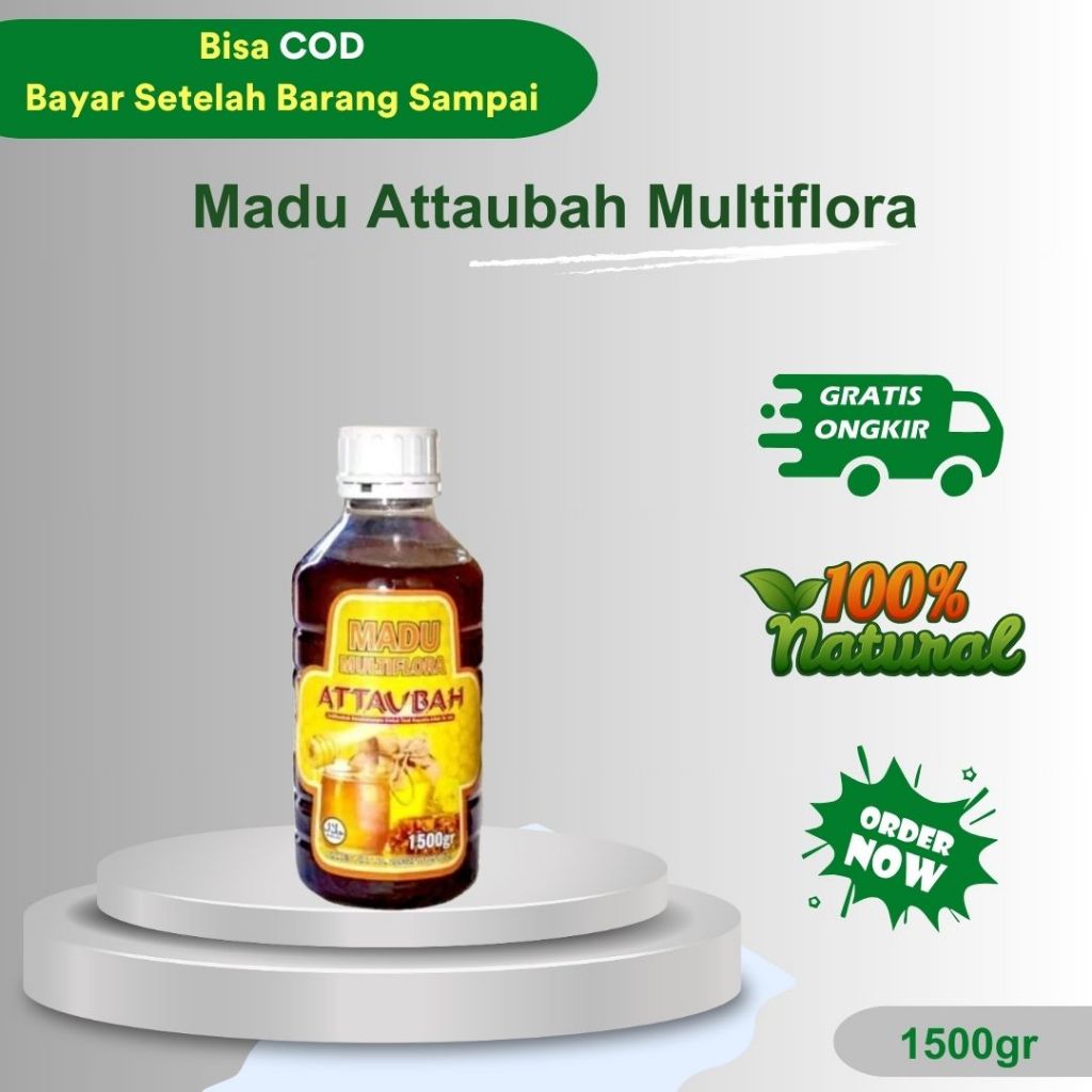 

Madu At-taubah Multiflora Isi 1500gr