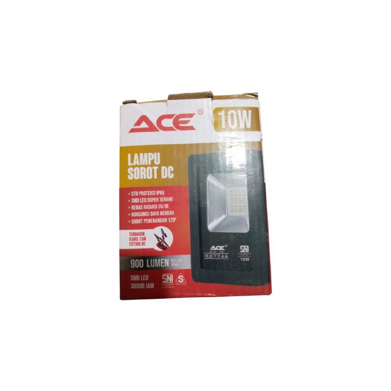 Lampu SOROT DC ACE LED 10 WATT
