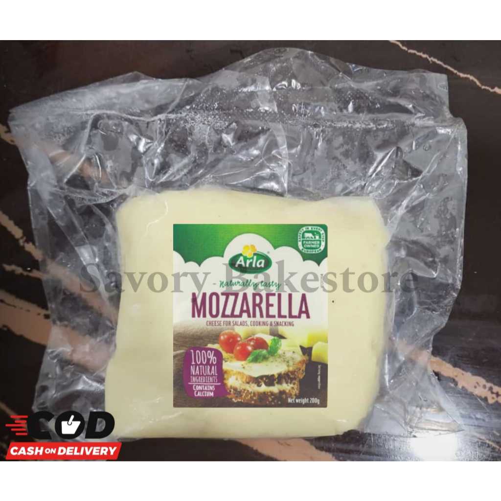 

200 GR KEJU MOZARELLA ARLA PIZZA TOPPING HALAL KEMASAN KECIL 100 GR