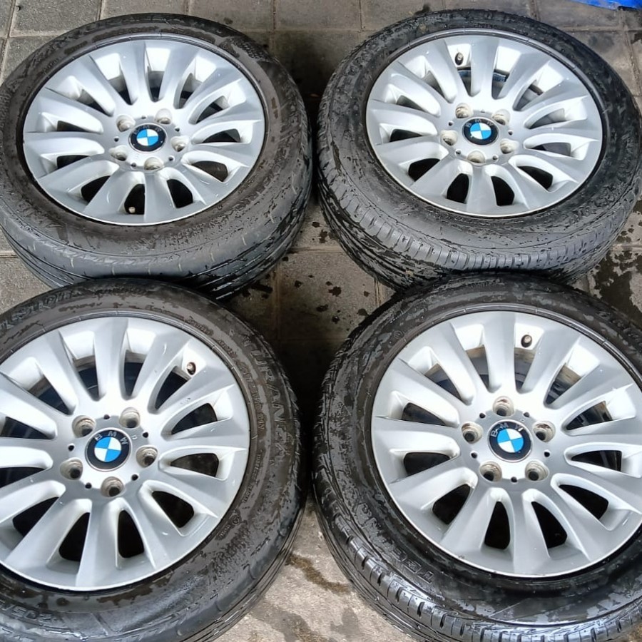 VELG MOBIL BEKAS COPOTAN STD BMW R16X7 H5X120 ET35 + BAN 205 55 R16