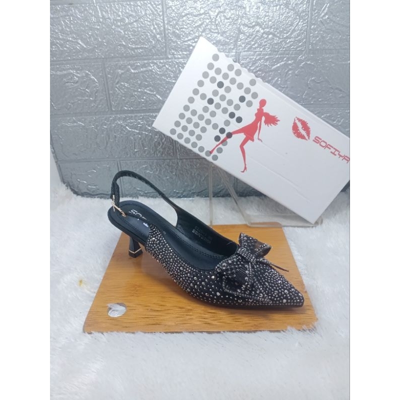 SANDAL HAK TALI IMPORT WANITA SOFIYA 8220-1