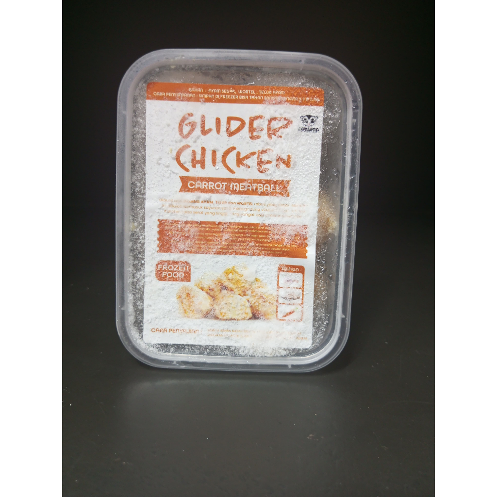 ADEWAP GLIDER Frozen Food Carrot Meatball Glider Chicken For Sugar Glider