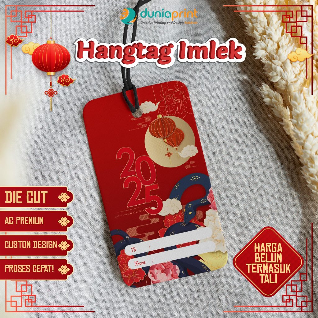 

Hang Tag | Hang Tag Custom | Hang Tag Imlek Gong Xi Fa Cai | Cetak Label Produk | Hangtag Produk | Cetak Label Produk | Dunia Print
