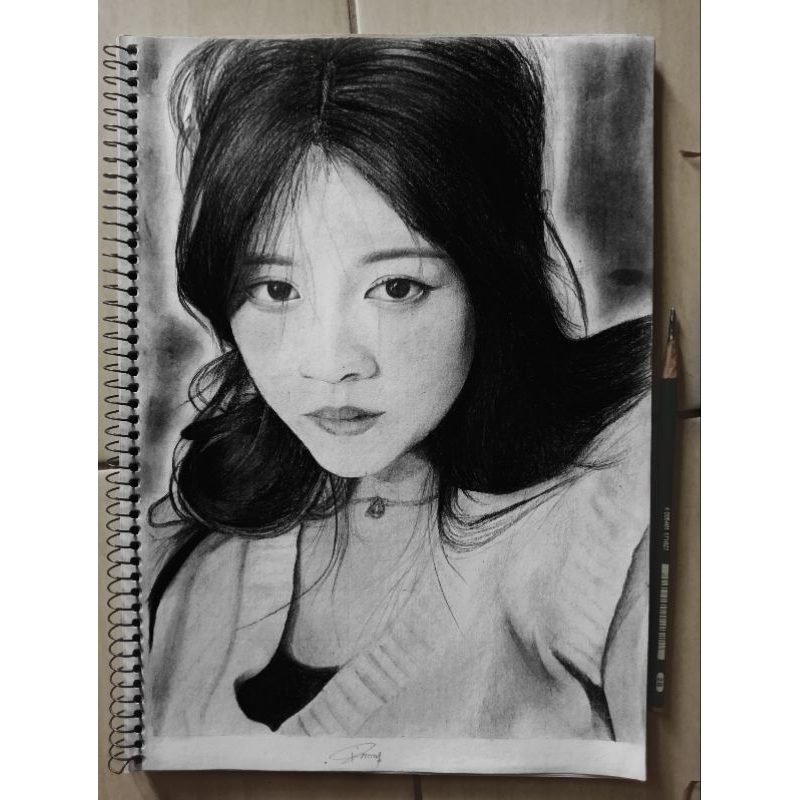 SKETSA WAJAH UKURAN A4 (21×29CM) BISA REQUEST SESUAI FOTO UNTUK PAJANGAN DAN HADIAH