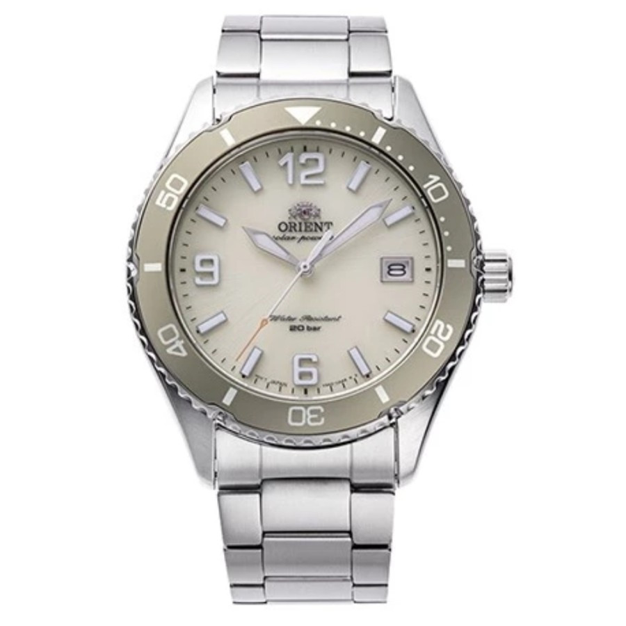 ORIENT RA-WJ0003S Jam Tangan Mako 40mm Solar Jam Tangan Automatic