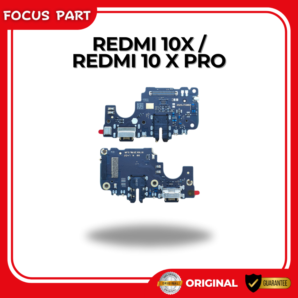 KONEKTOR CHARGER MIC SUBBOARD XIAOMI REDMI 10X / REDMI 10X PRO ORIGINAL