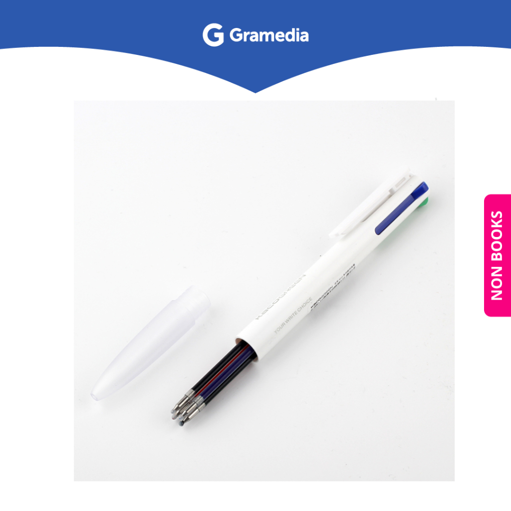 

Gramedia Surabaya - KACO EASY 4 COLOR GEL PEN 0.5