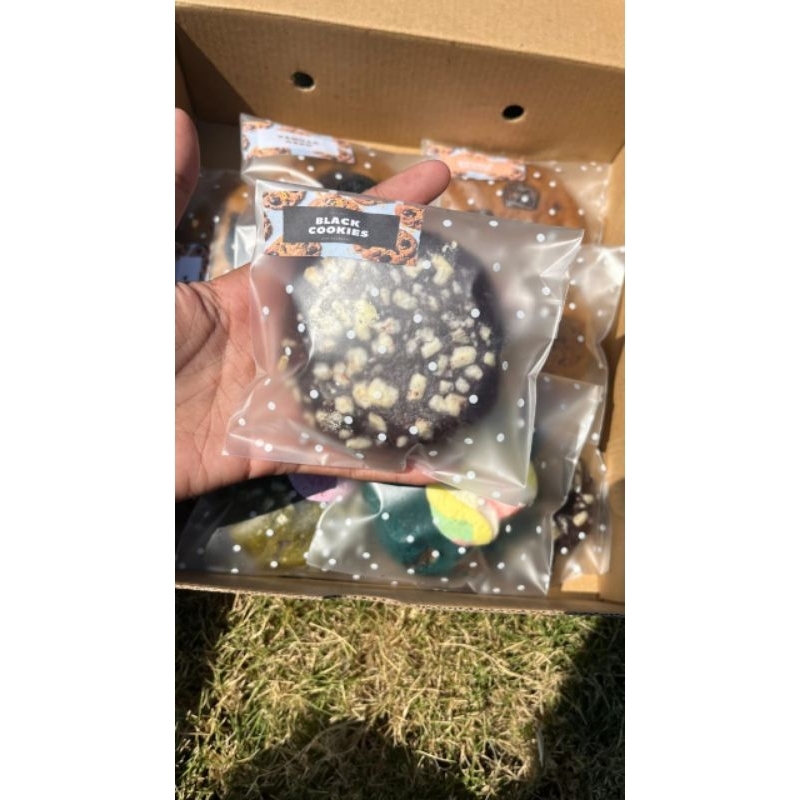 

Black cookies