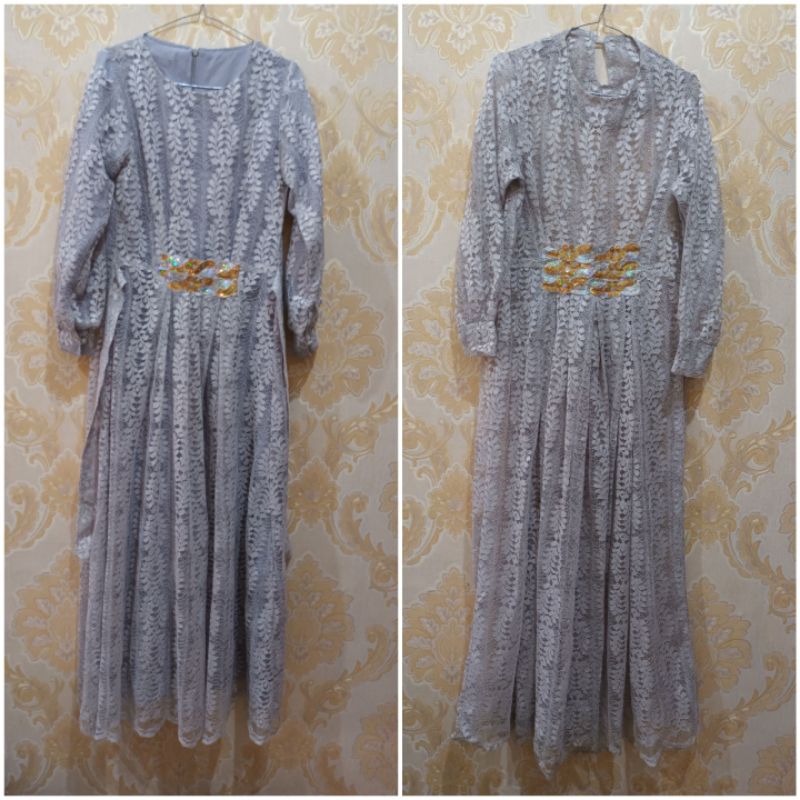 brokat couple  ibu & anak  jahit preloved harga 2 bj