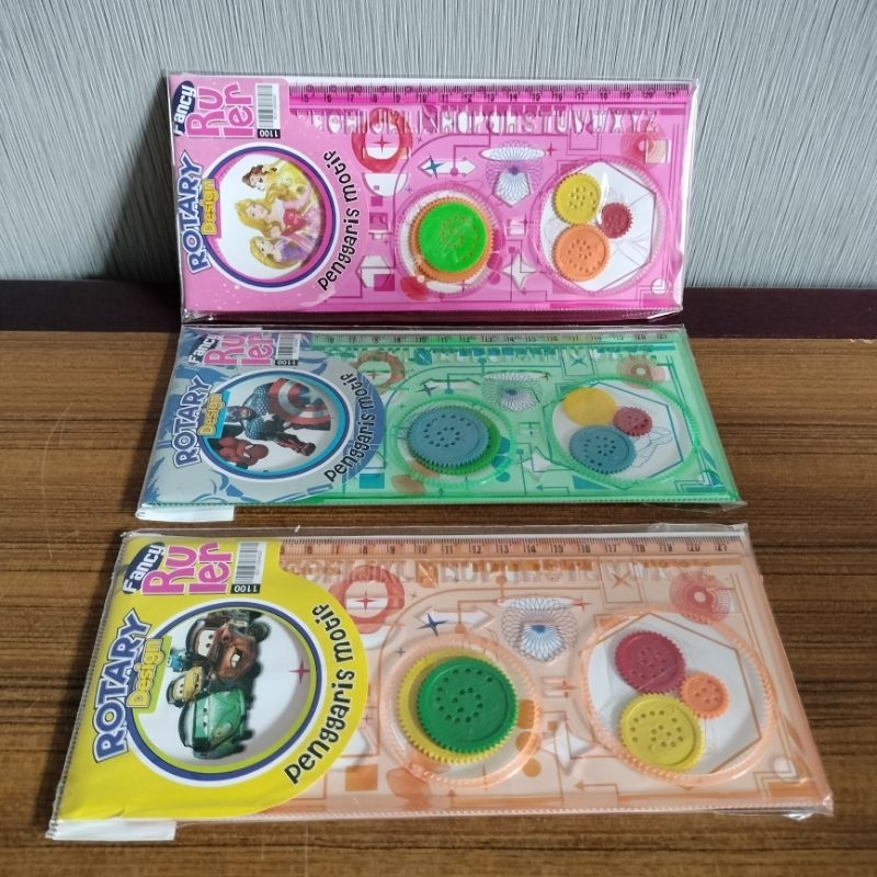 

Penggaris Rotary 1100 / Fancy Ruler (per 1 pcs)