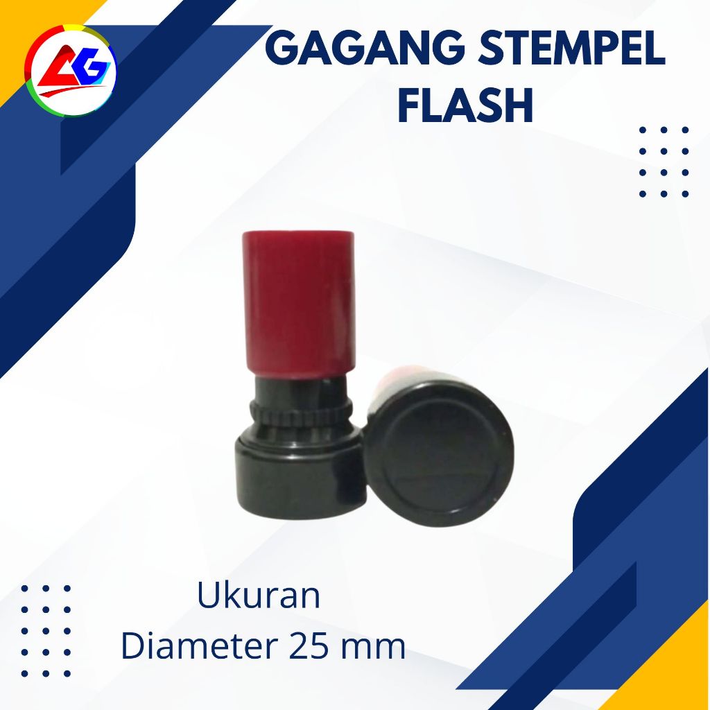 

Amelia Grafika CBO 25 - Gagang stempel flash otamatis bulat