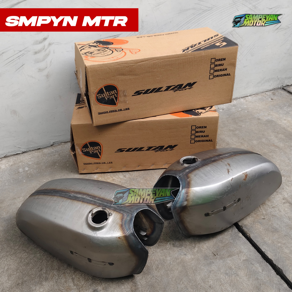Tangki Gastank Tanki Honda CB 100 125 Sultan Tengki Jadul Klasik Mentah Full Press Pres Nganjuk Orig
