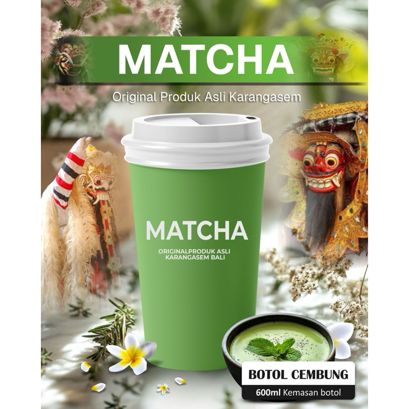 

Macha Milk Tea Khas Bali [Botol Cembung]