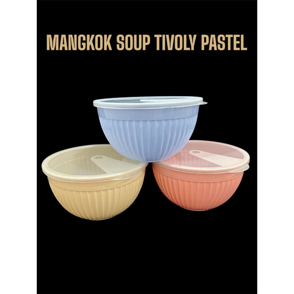 Mangkuk Plastik / Mangkuk tutup / Mangkuk / M.S Tivoly