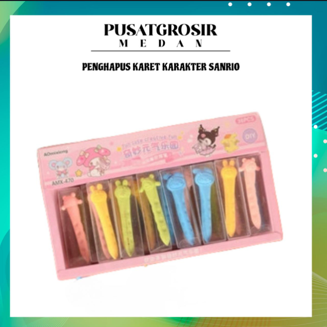 

PENGHAPUS KARET KARAKTER SANRIO/PENGHAPUS ANAK SANRIO PENSIL