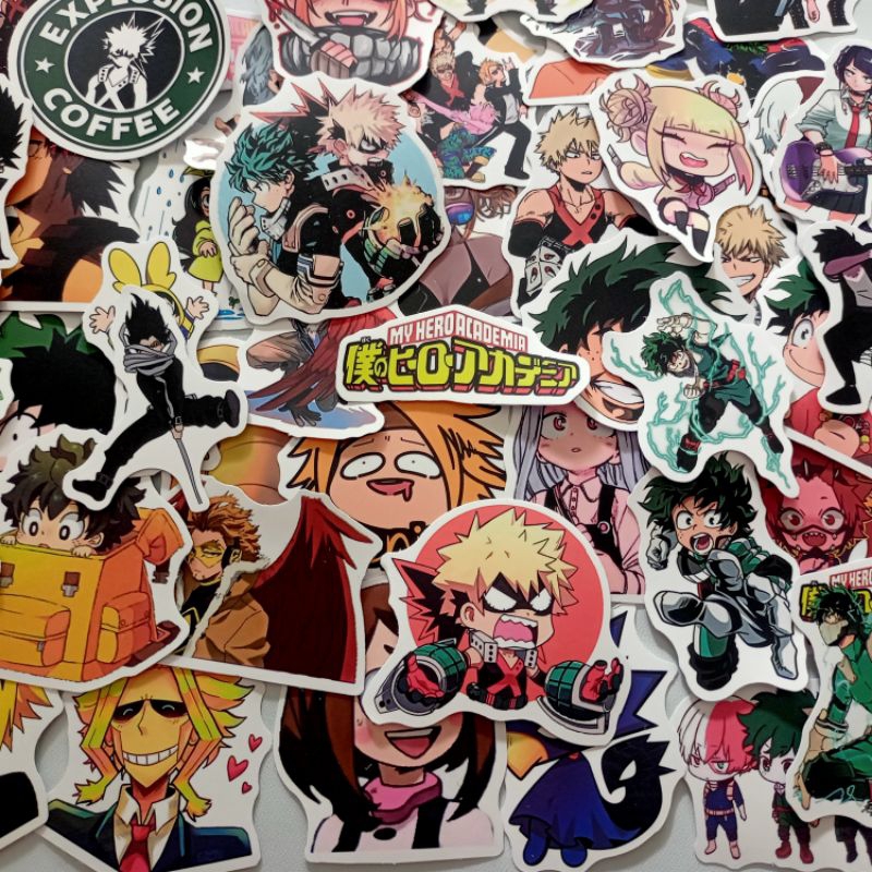 

52 Stiker Anime Boku No Hero