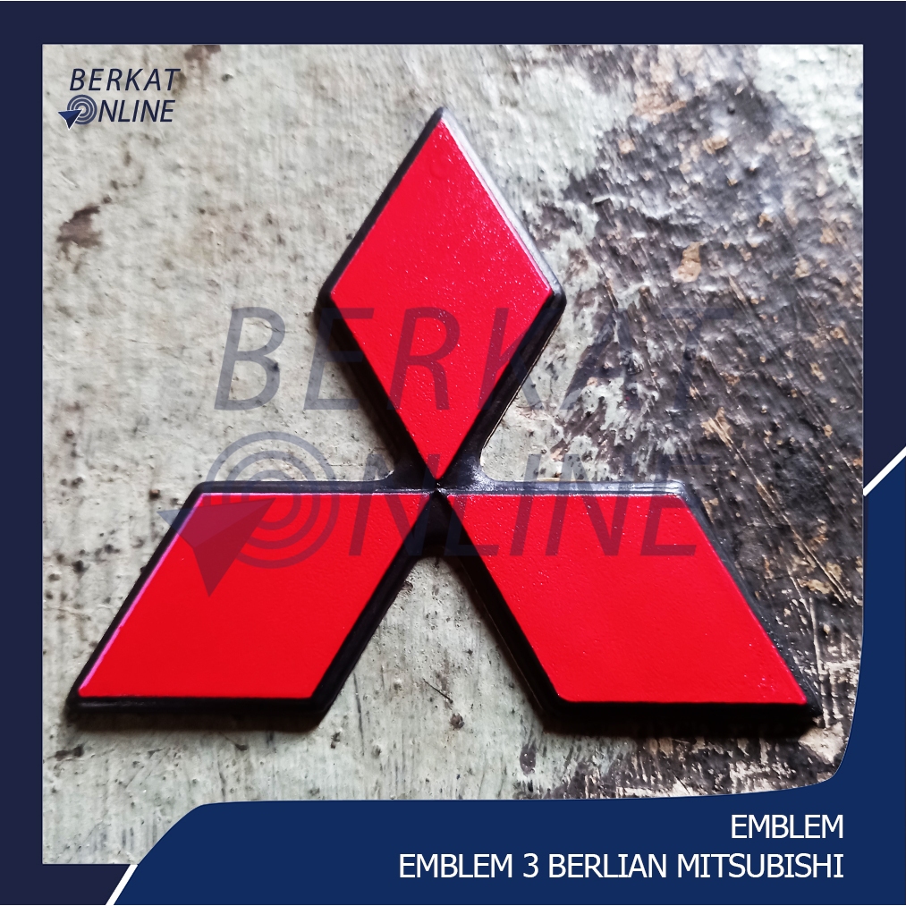 Emblem Tiga Berlian Mitsubishi