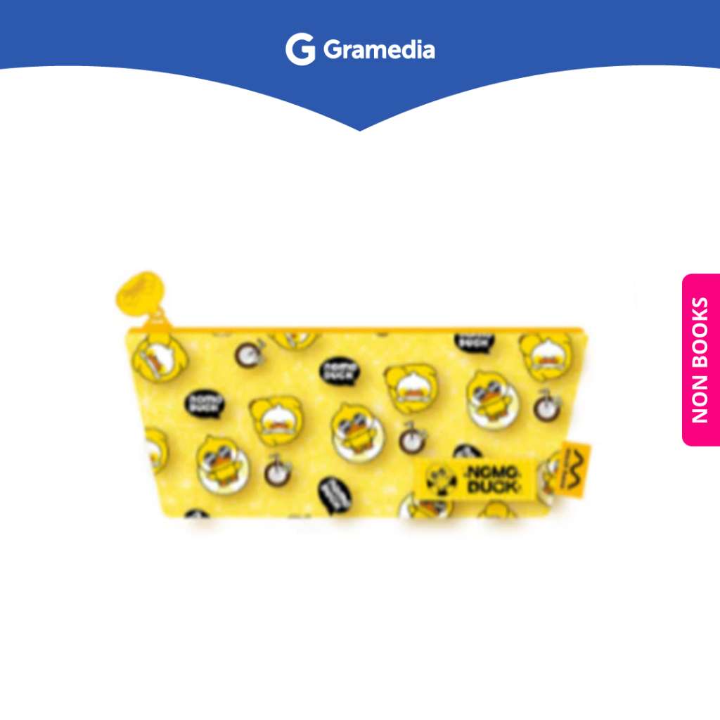 

Gramedia Surabaya - KAKO PENCASE TRAPEZOID NOMO DUCK YELLOW SUMMER SERIES MHL070