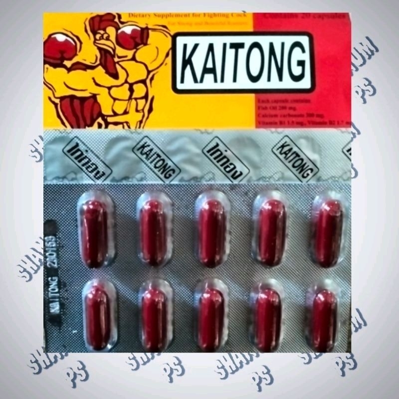 KAITONG  SUPLEMENT  VITAMIN  AYAM  ORI  import  THAILAND isi 20 tablet