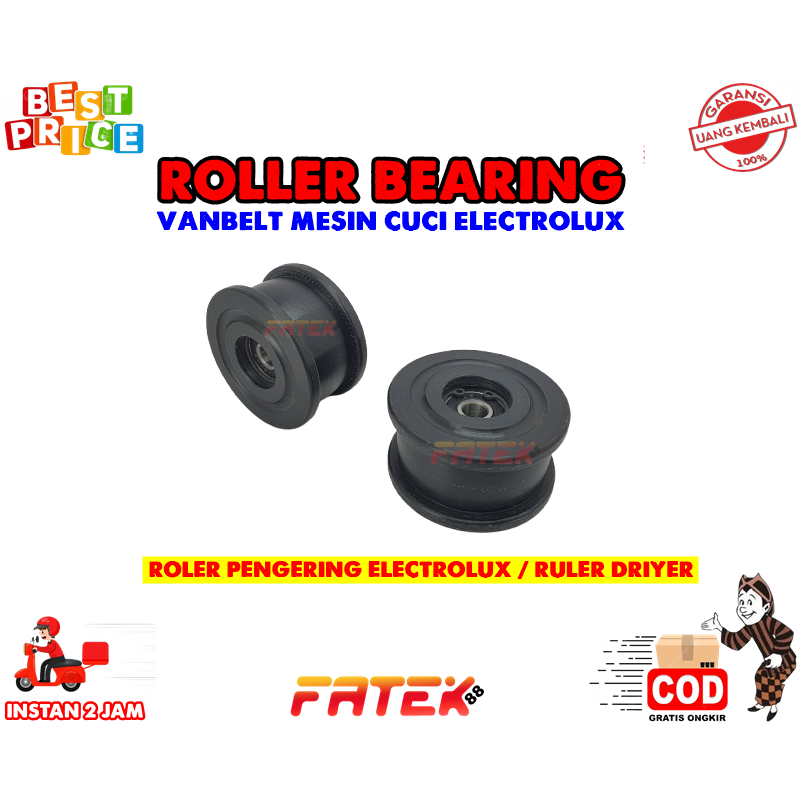 ROLLER BEARING MESIN CUCI | ROLER PENGERING ELECTROLUX | ROLLER VANBELT ELECTROLUX | RULER DRIYER