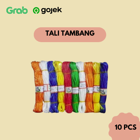 

Tali Tambang Plastik Cap Koala Ukuran 3 MM - 10 Pcs (1 Pak)