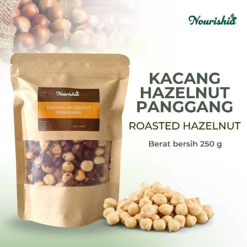 

Kacang Hazelnut Panggang 250 g/ Roasted Hazelnut 250 g - Cemilan Sehat Premium