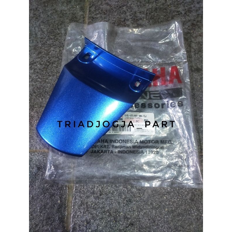 sambungan body belakang pet stop petstop cover tail yamaha mio smile biru saphirre sp original 5J