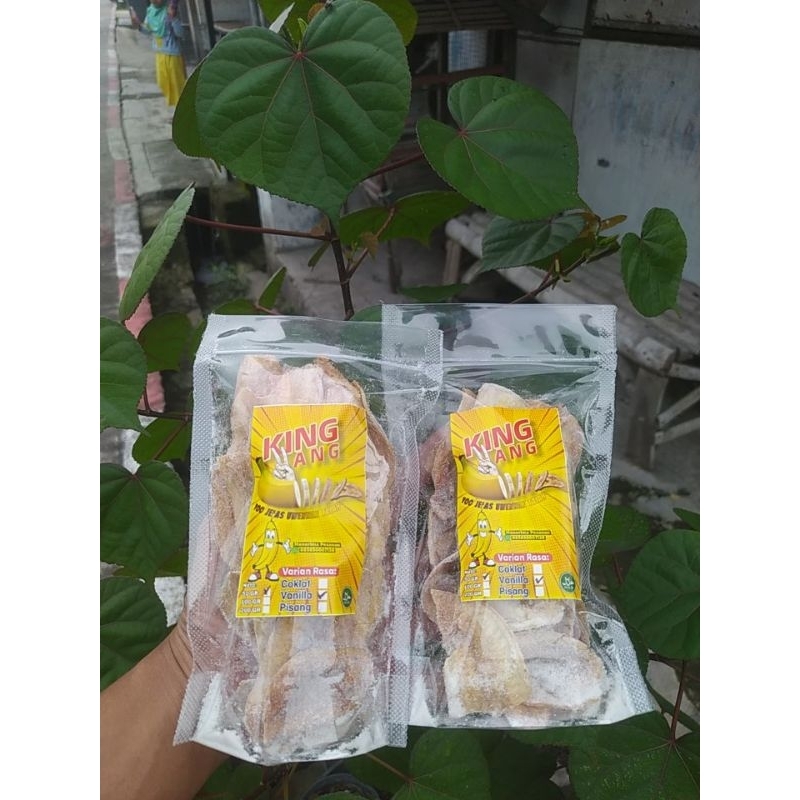 

KING PISANG kripik pisang premium Vanila