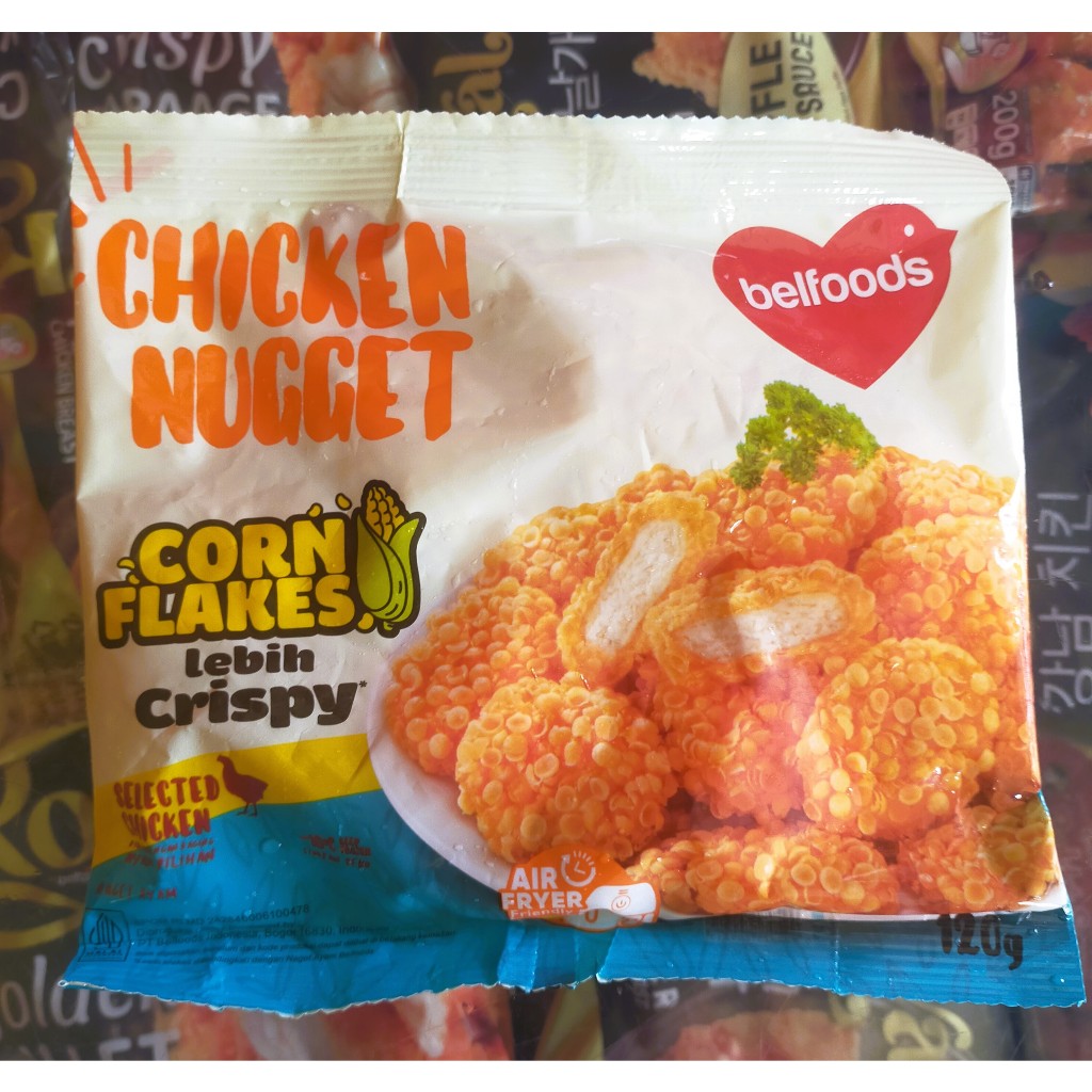 

Belfoods Chicken Nugget Corn Flakes 120 gr