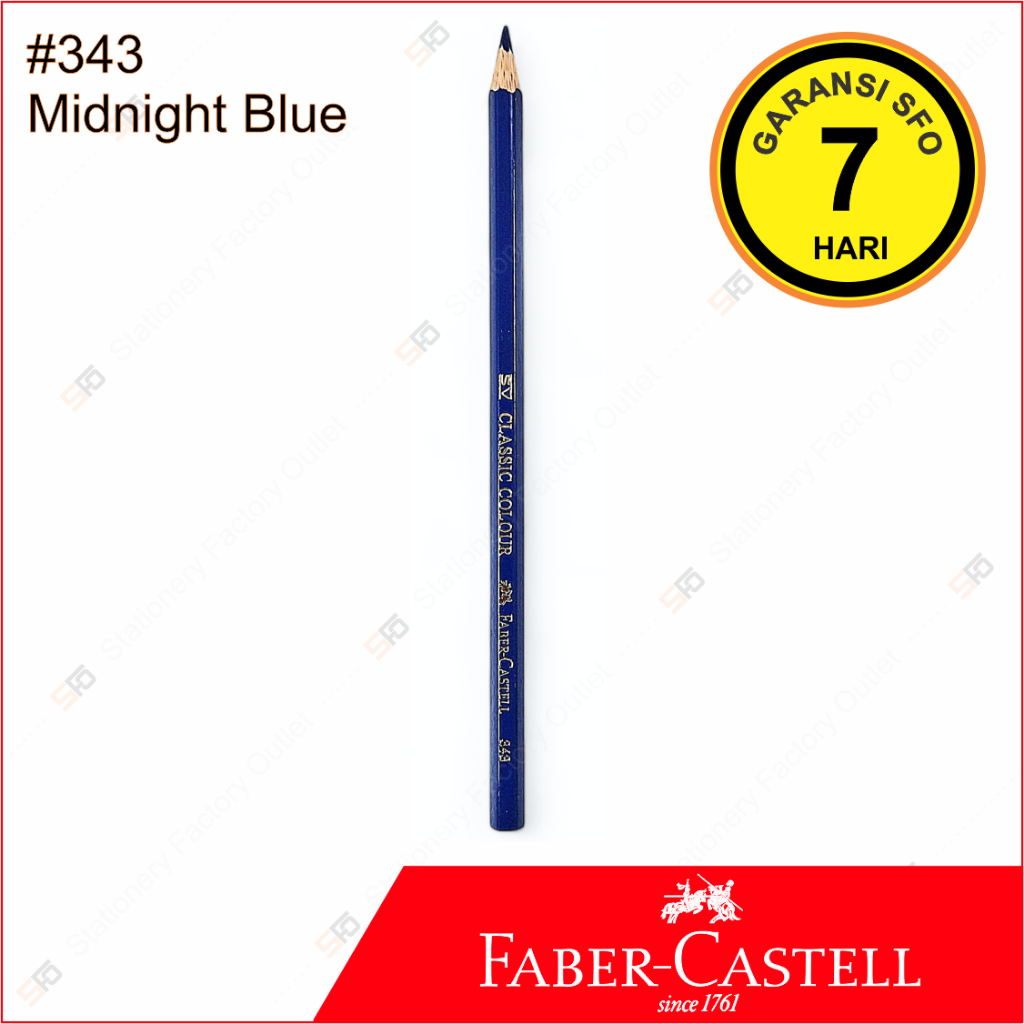

Pensil Warna Faber Castell Satuan - 343 Midnight Blue