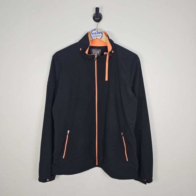 jacket BCUZ sports olahraga sportwear track second preloved MOTOR windbreaker