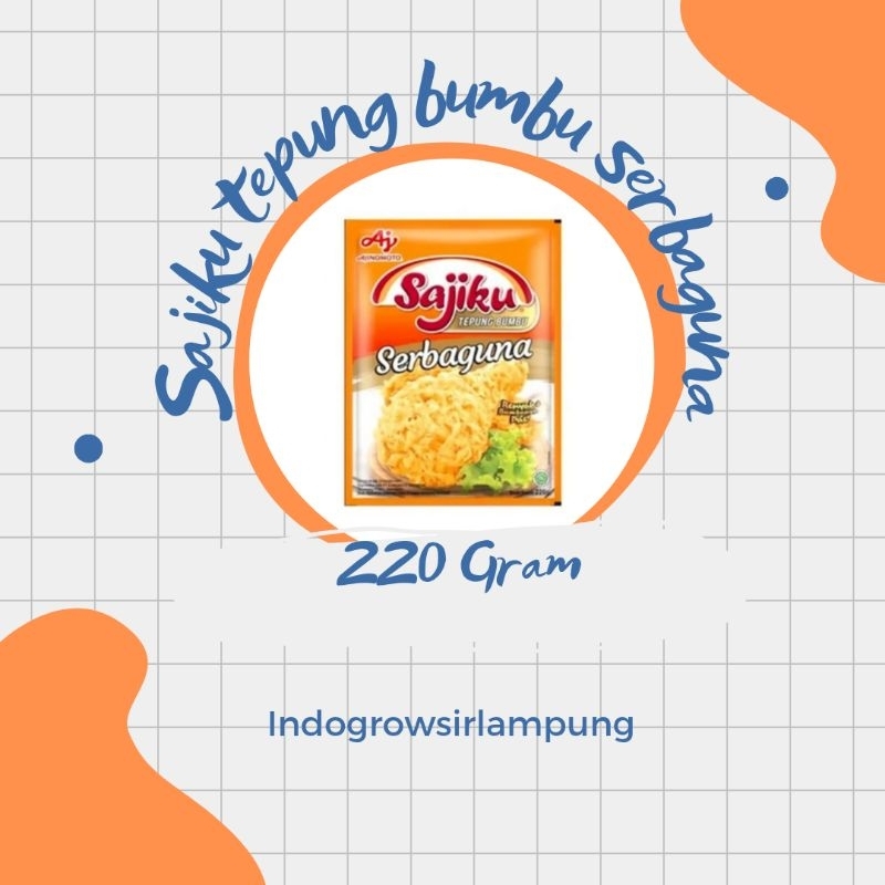 

sajiku tepung bumbu serbaguna 220g