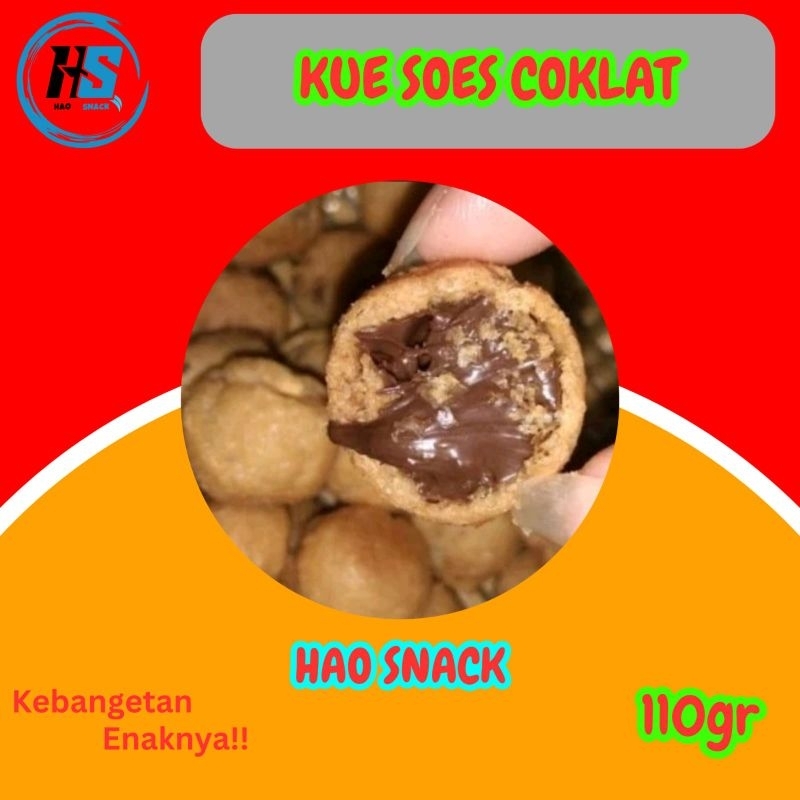 Soes Coklat 110gr/Snack Jadul/Snack Murah