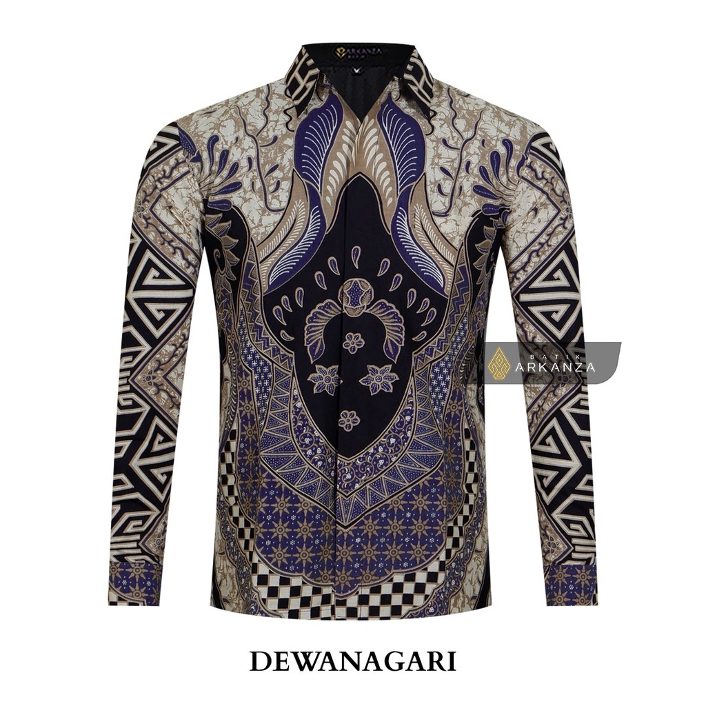 Kemeja Batik Slimfit lapis furing premium Batik Arkanza Solo INFL