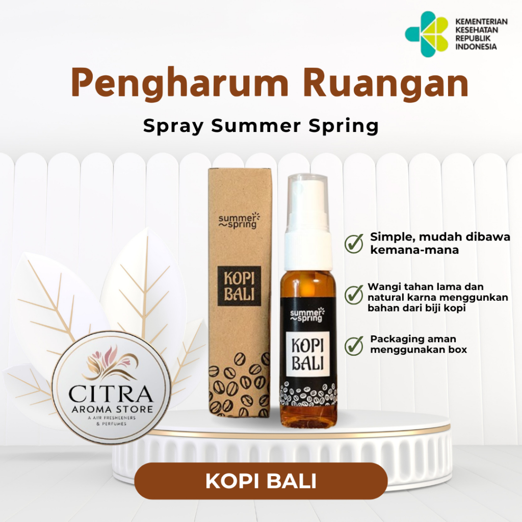 Pengharum Ruangan Kopi Bali Pengharum  Mobil dan Toilet Aroma Kopi Pengharum Spray Aroma Kopi Bali
